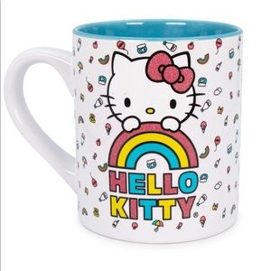 Sanrio Hello Kitty Rainbow Glitter Ceramic Mug